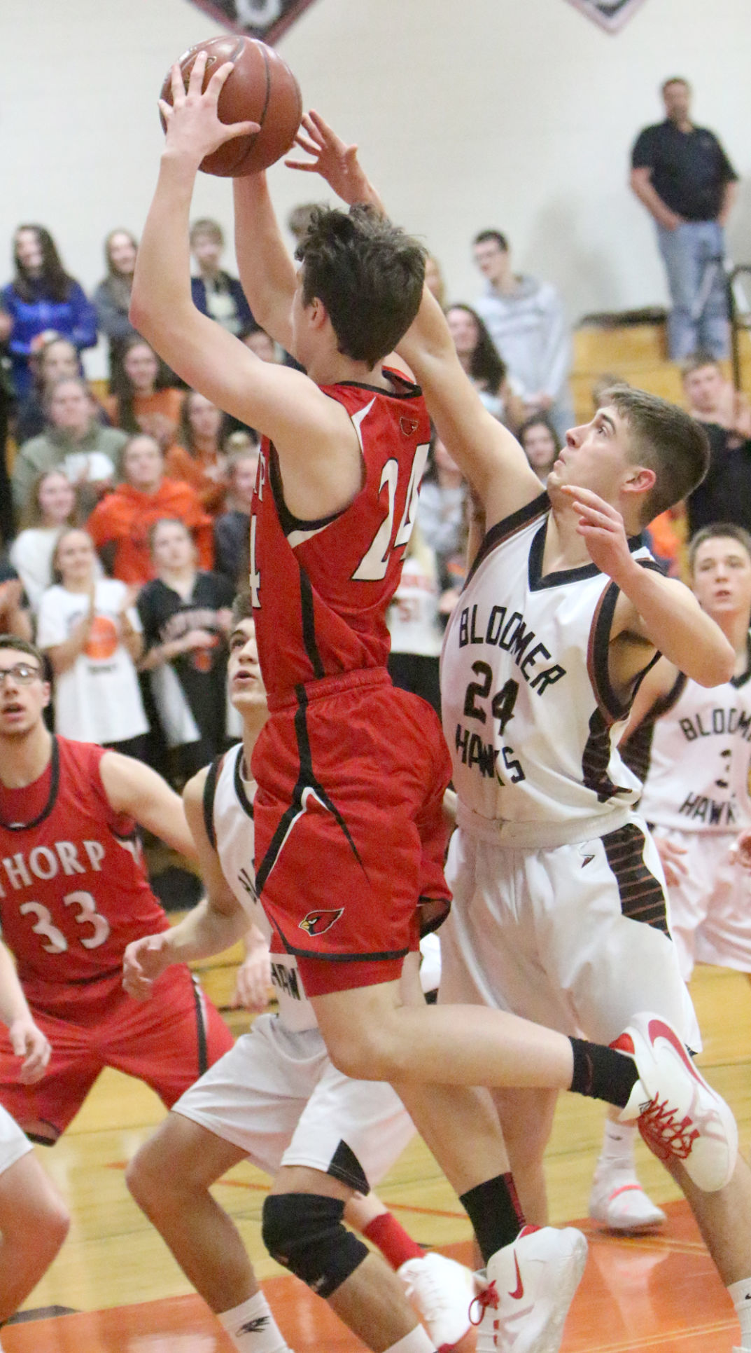 Thorp at Bloomer boys basketball 1-13-20